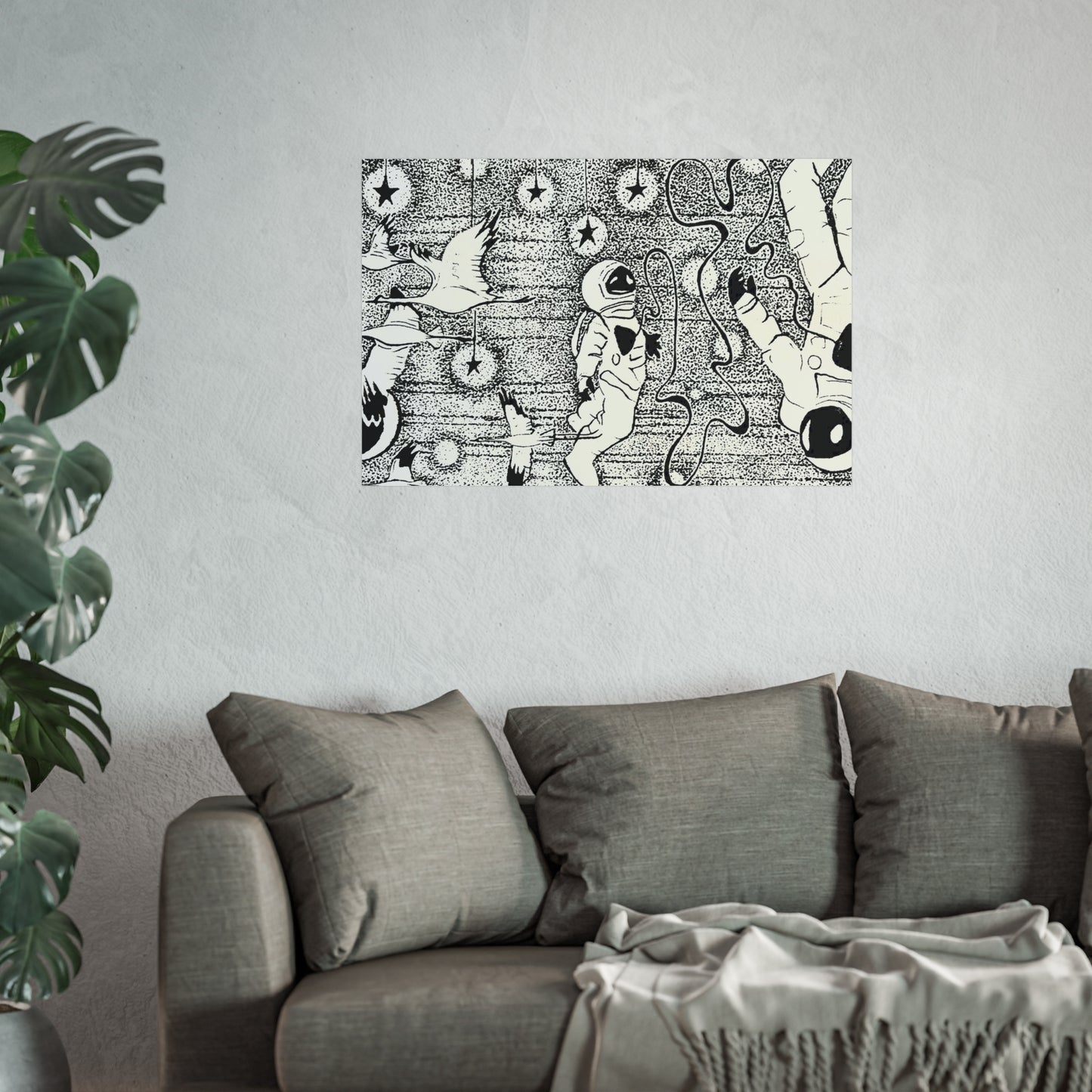 “Connection In Orbit” Premium Print - No Borders