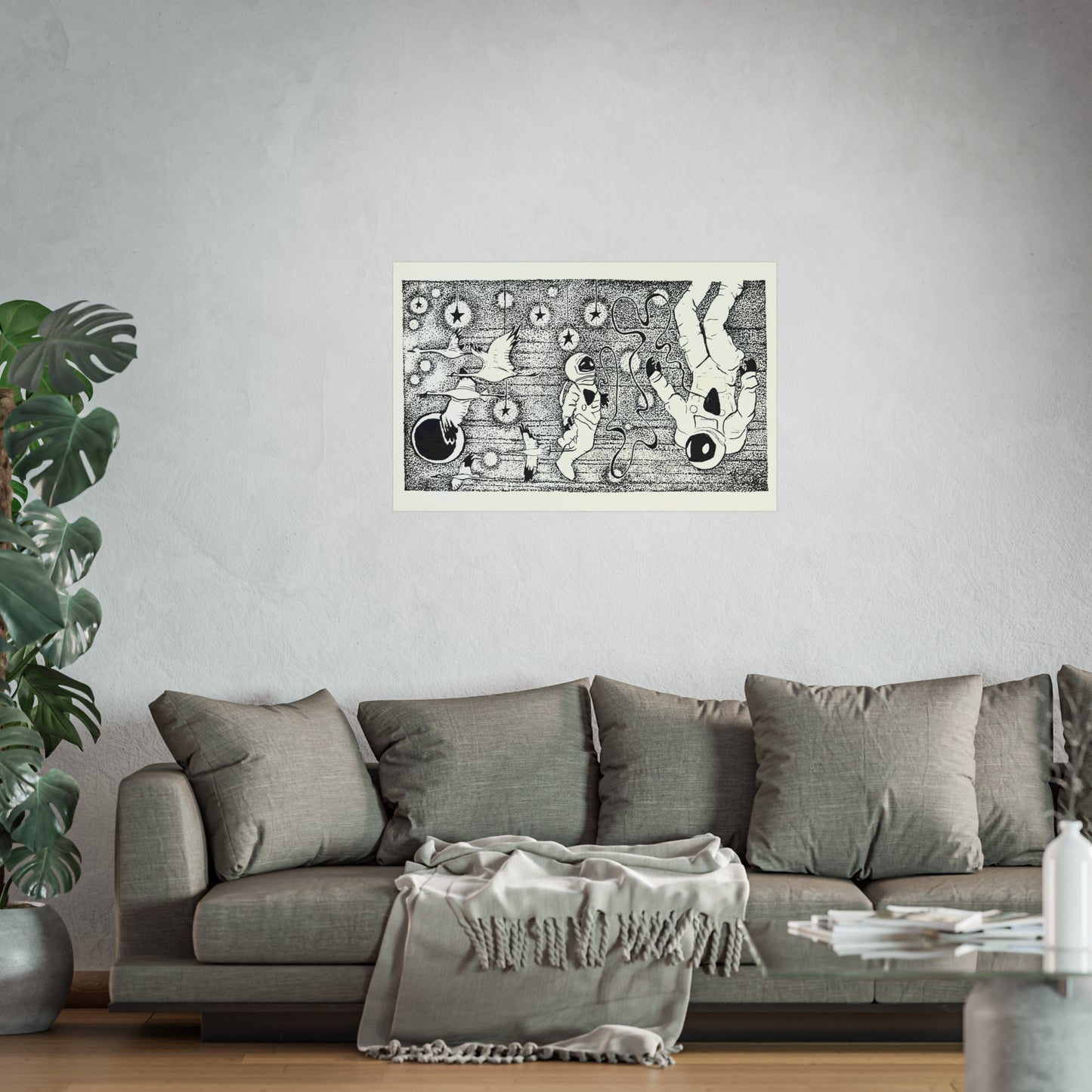 “Connection in Orbit” Premium Print