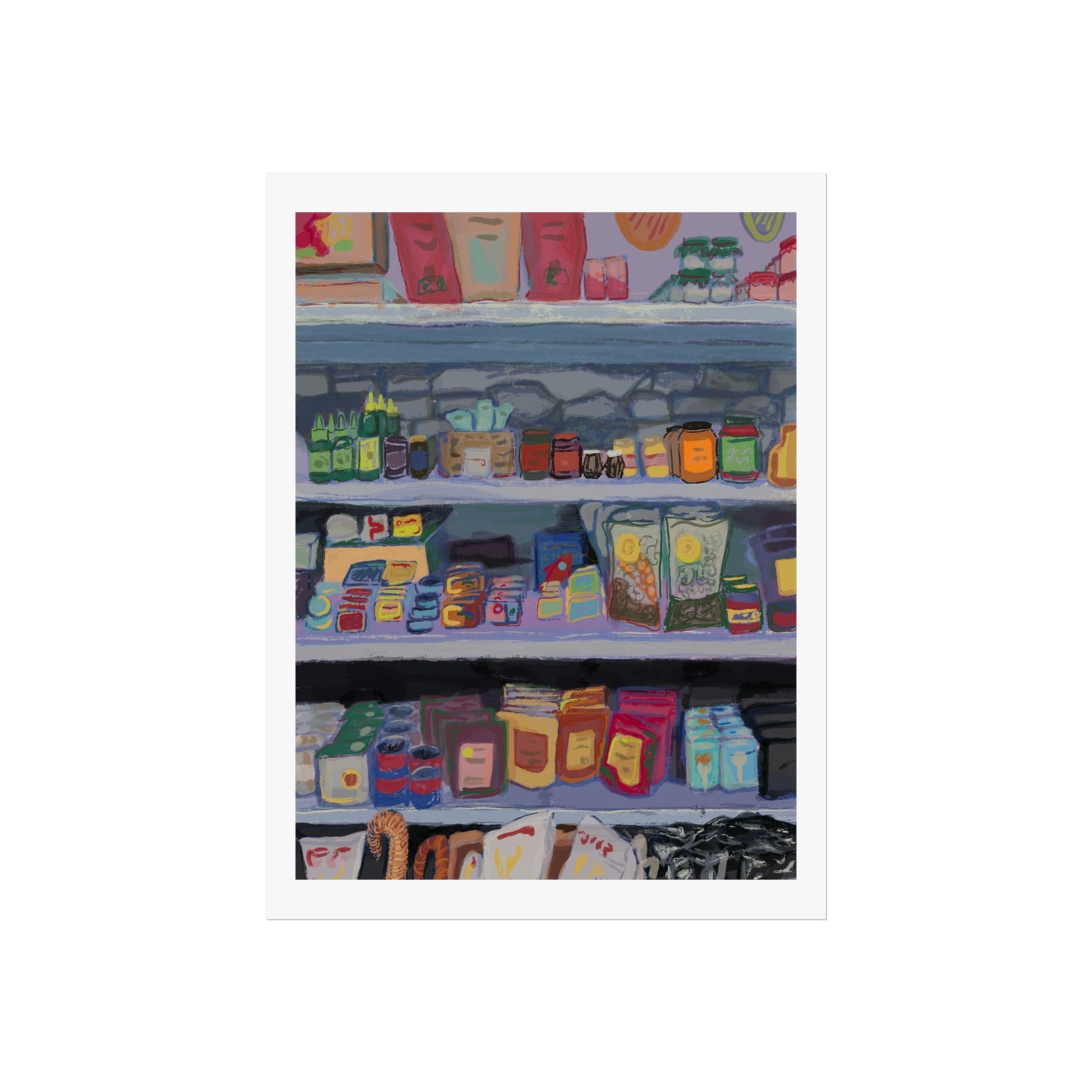 “Clean up on Aisle $*%#” Fine Art Poster, Wall Art, Home Decor, Gift Idea, Modern Art Print