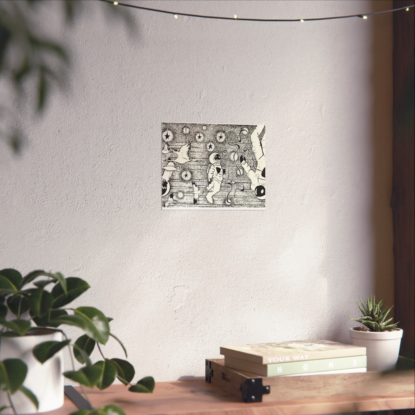 “Connection In Orbit” Premium Print - No Borders