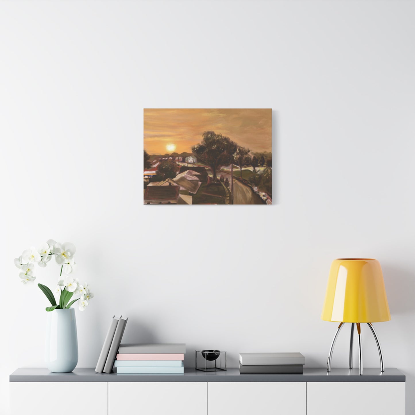 “Key-Shaped Cul-de-sac” Matte Canvas, Stretched, 1.25"