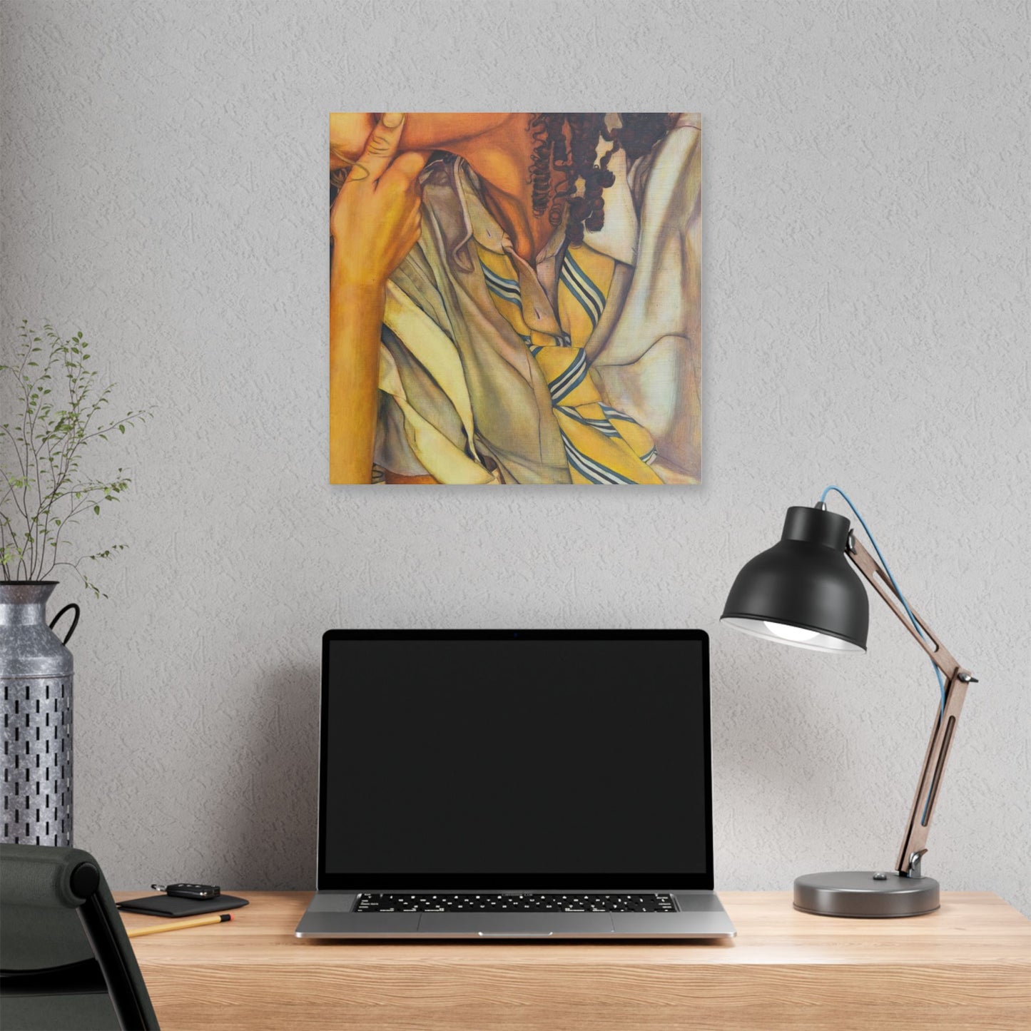 “We Broke Up” Stretched Canvas