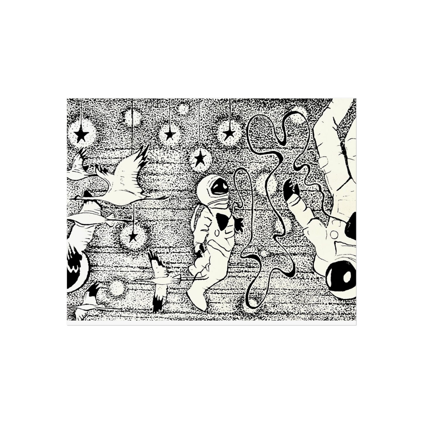 “Connection In Orbit” Premium Print - No Borders